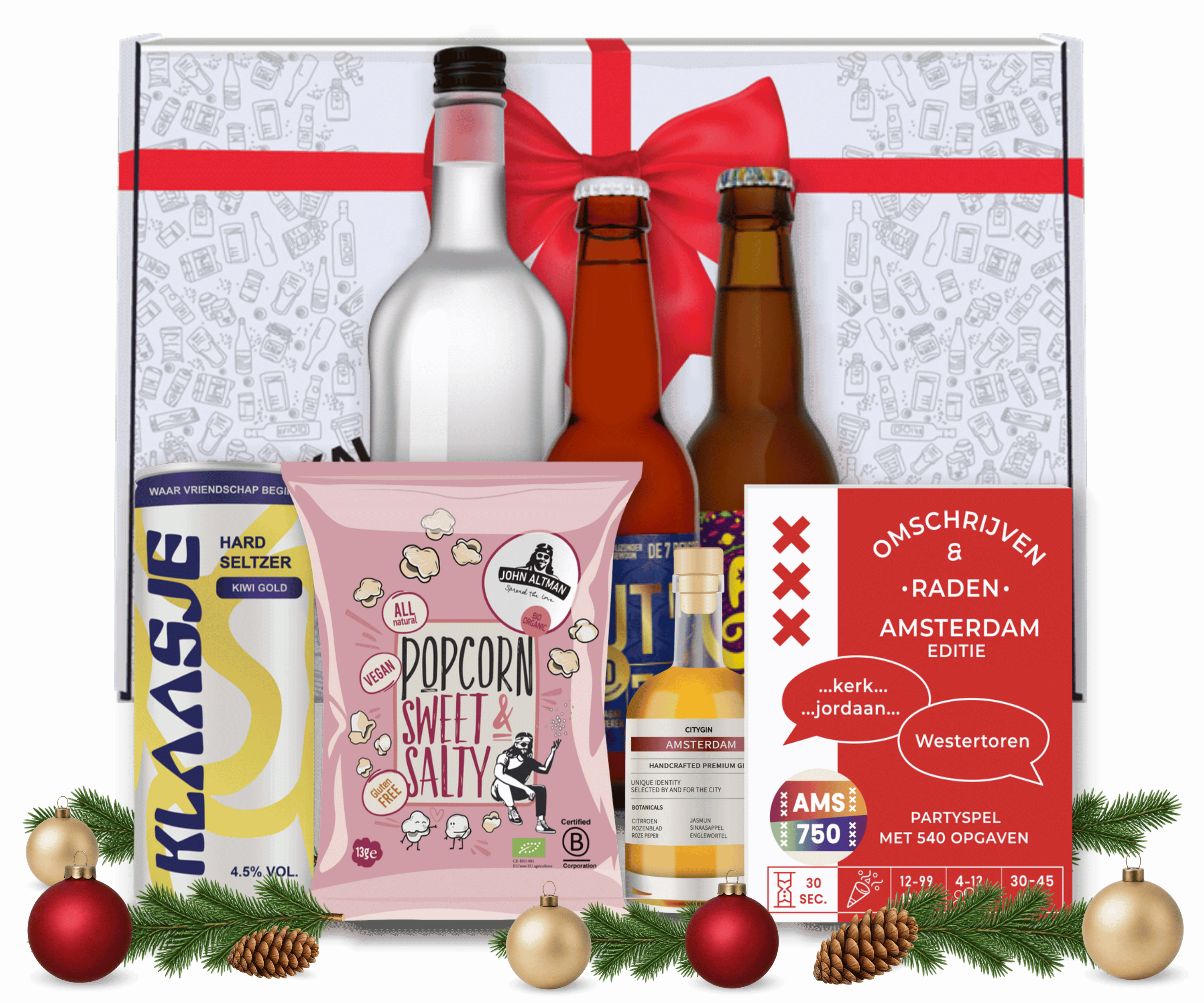 Andreaskruisen Box - Amsterdams kerstpakket van Amsterdam in a Box