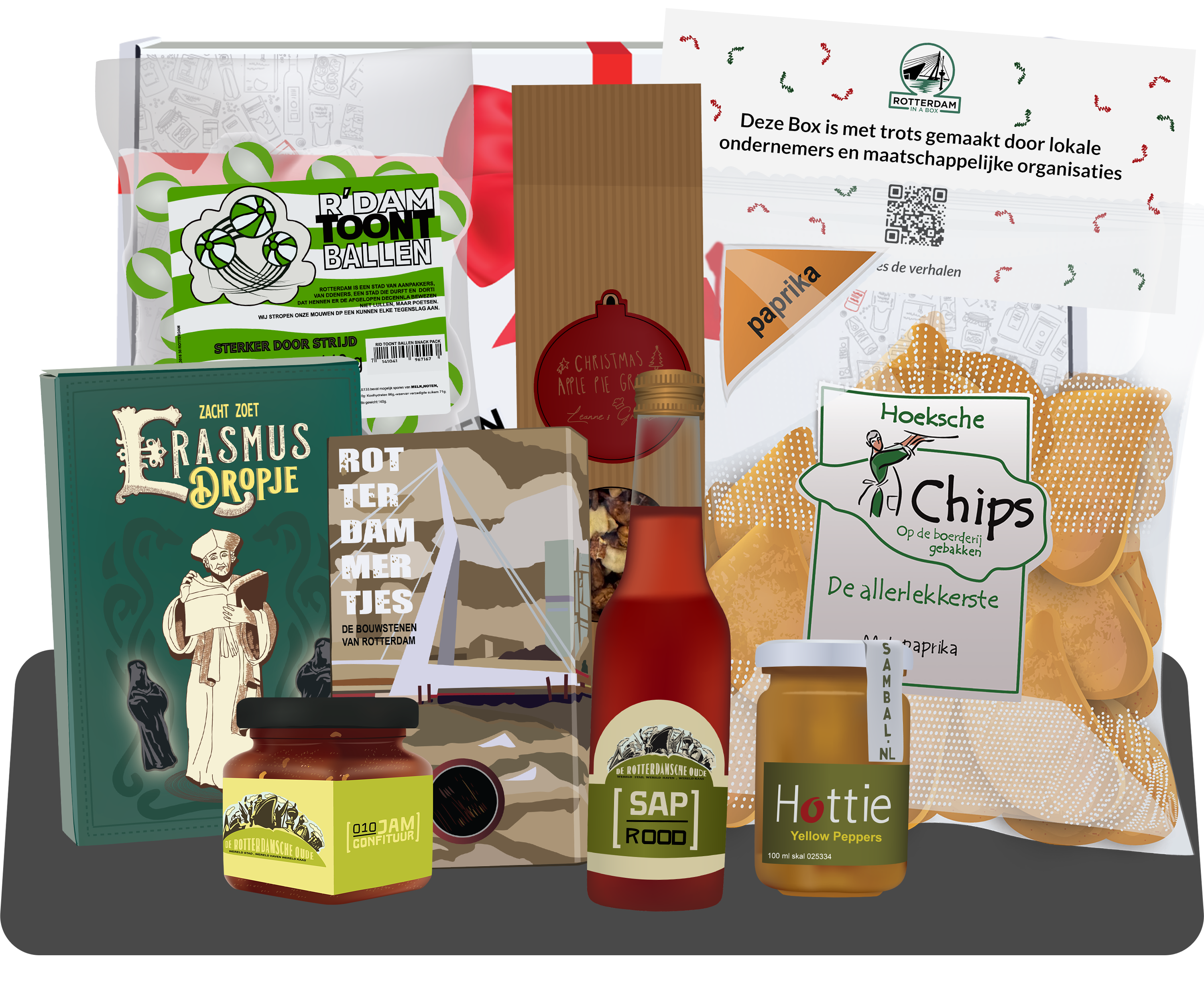 Haven Box - Rotterdams kerstpakket van Rotterdam in a Box