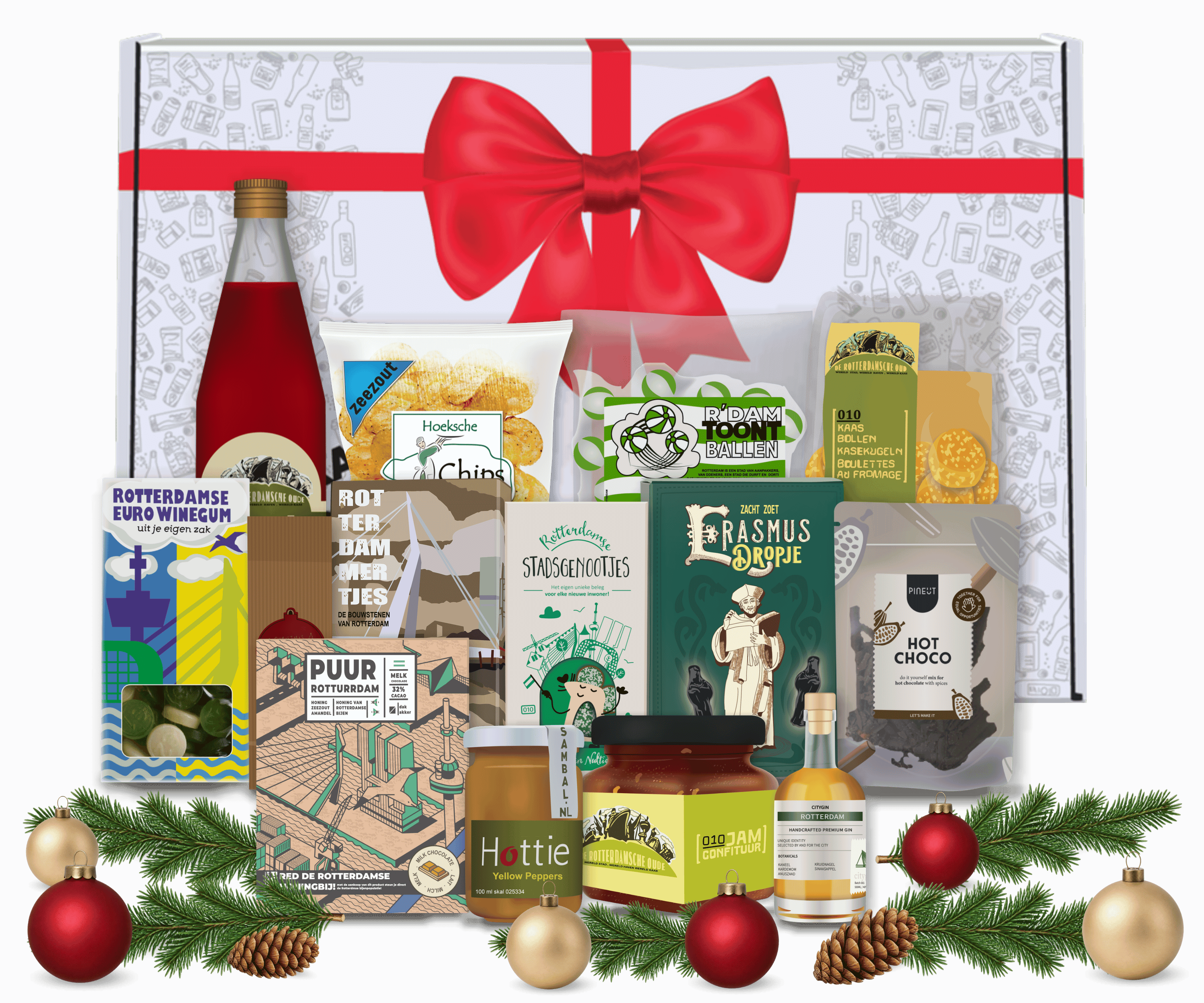 Hef Box - Rotterdams kerstpakket van Rotterdam in a Box