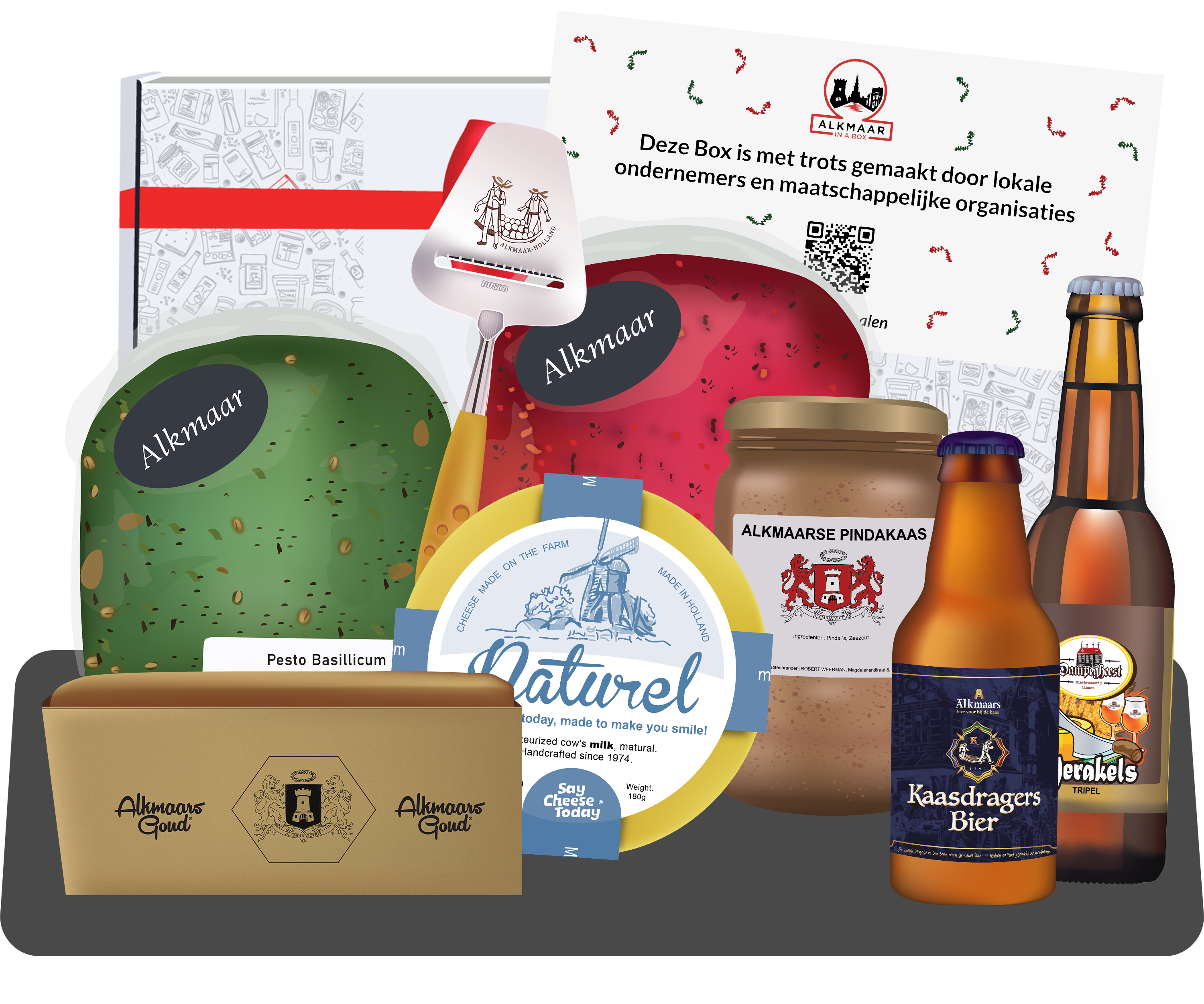 Kaaskopse Box - Alkmaar Christmas hamper from Alkmaar in a Box