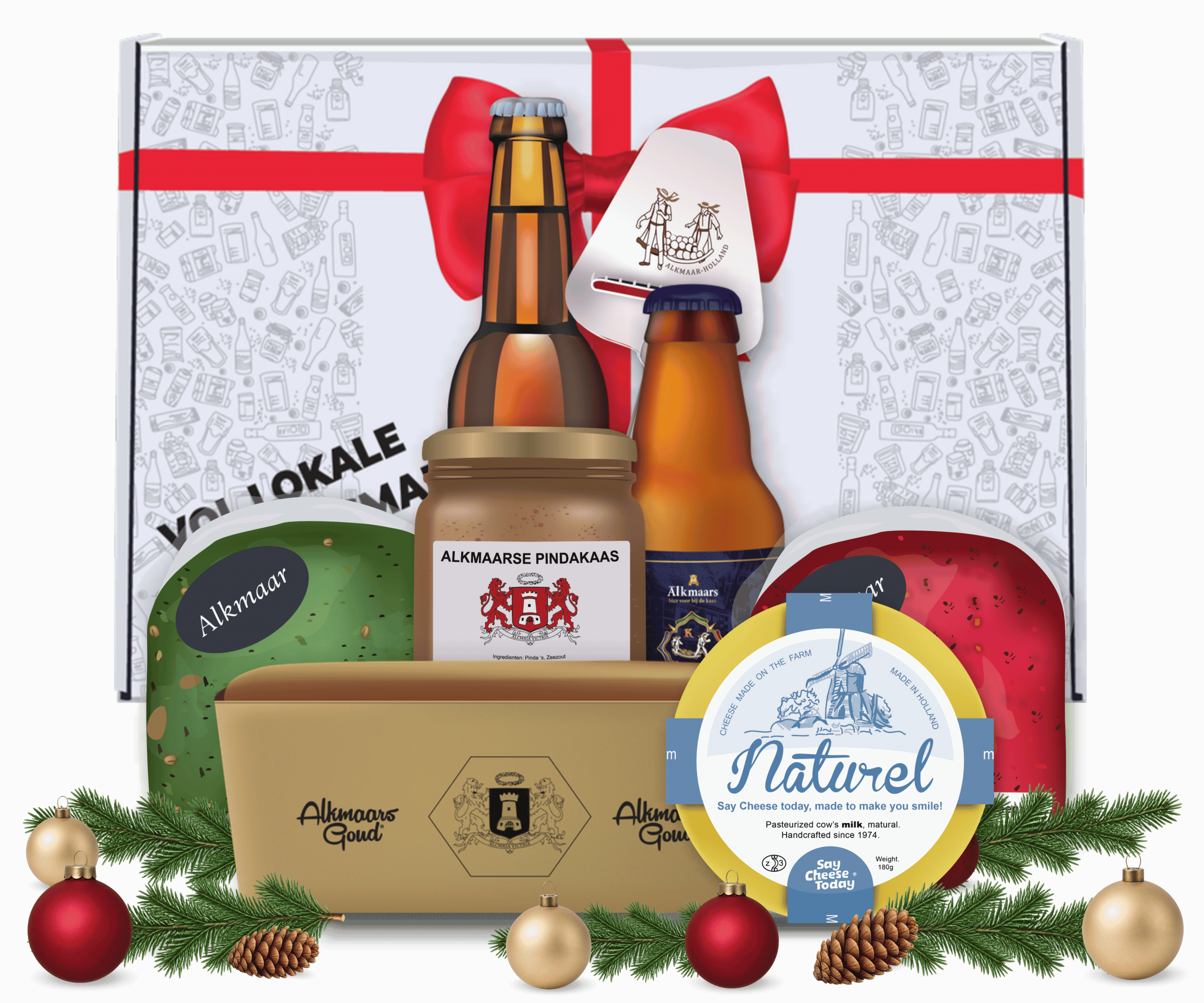 Kaaskopse Box - Alkmaars kerstpakket van Alkmaar in a Box
