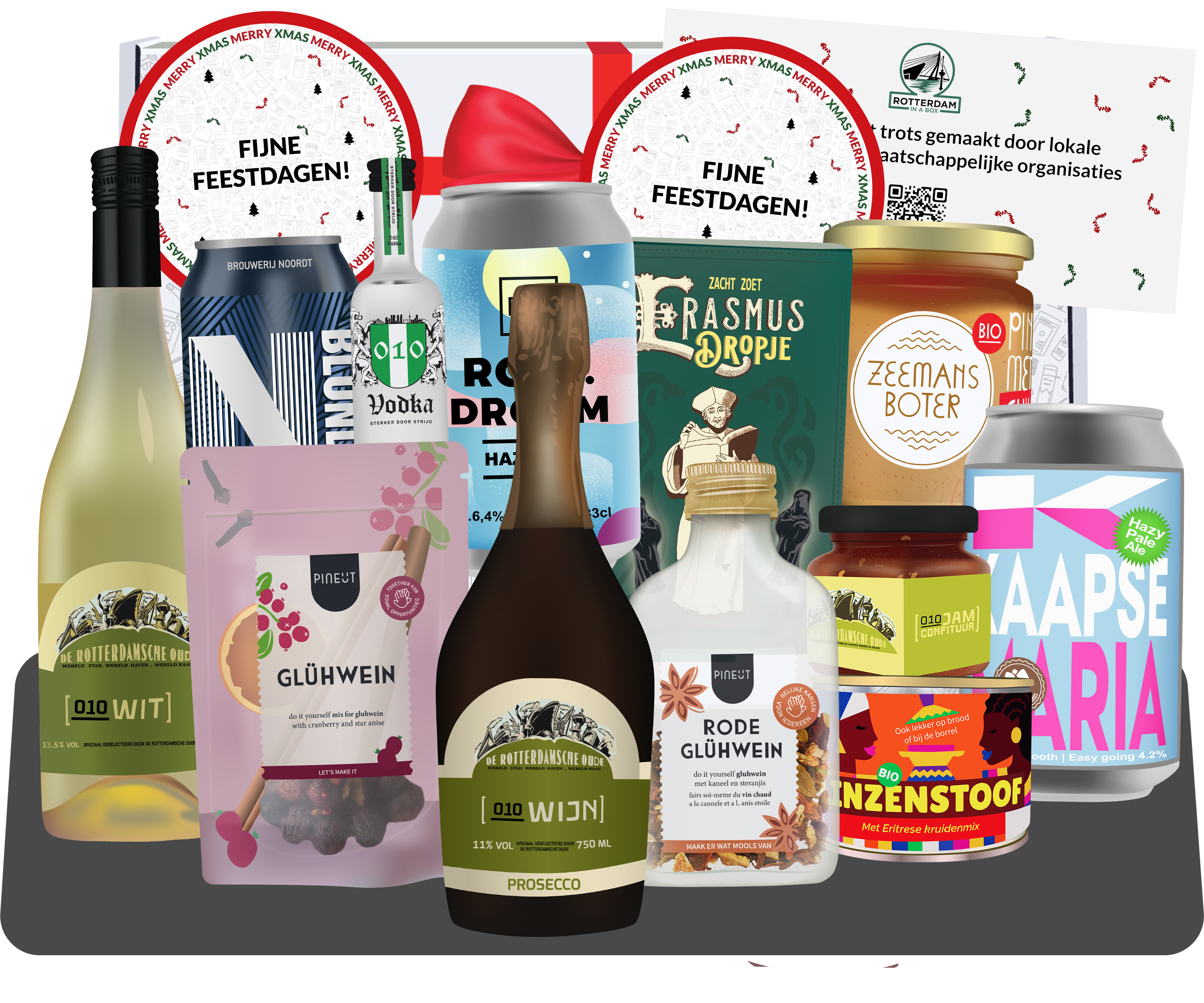 Kubus Box - Rotterdams kerstpakket van Rotterdam in a Box