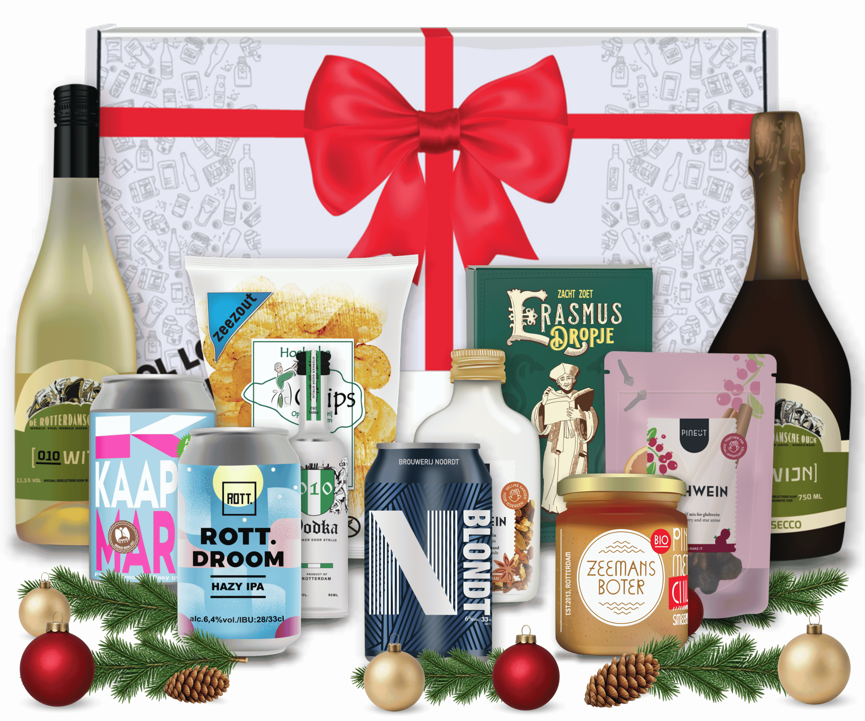 Kubus Box - Rotterdams kerstpakket van Rotterdam in a Box