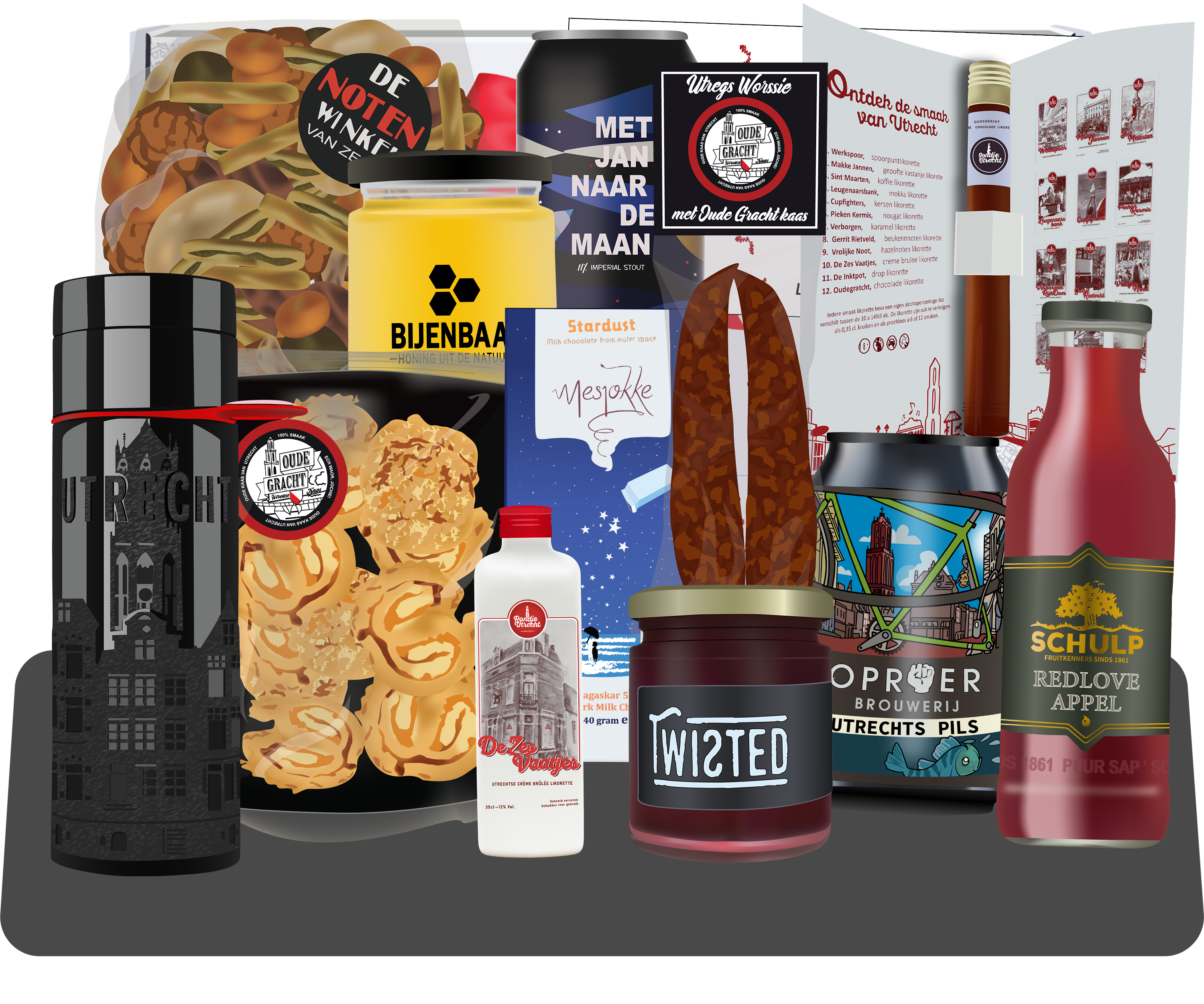 Neude Box - Utrechts kerstpakket van Utrecht in a Box