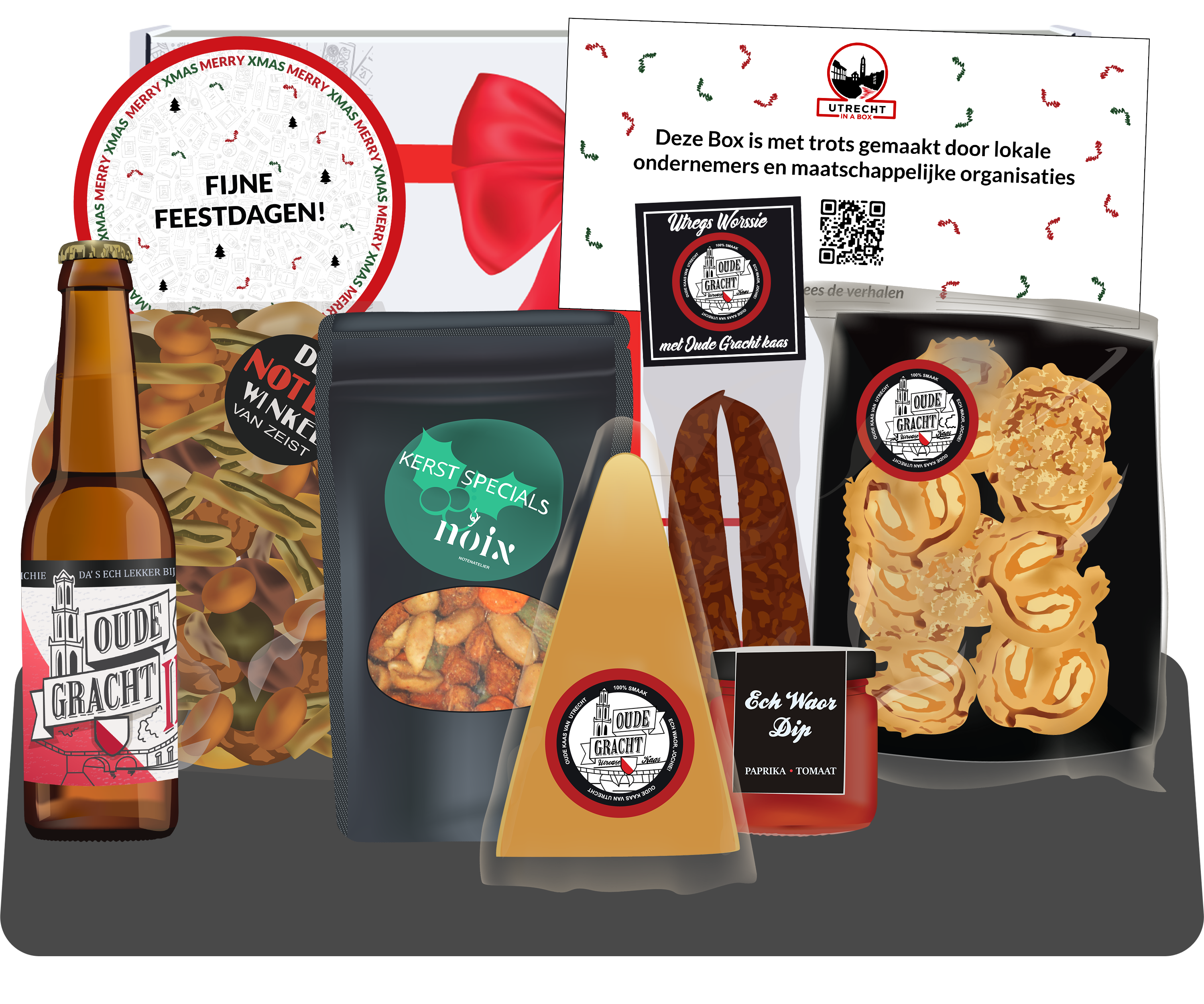 Oude Gracht Box - Utrechts kerstpakket van Utrecht in a Box