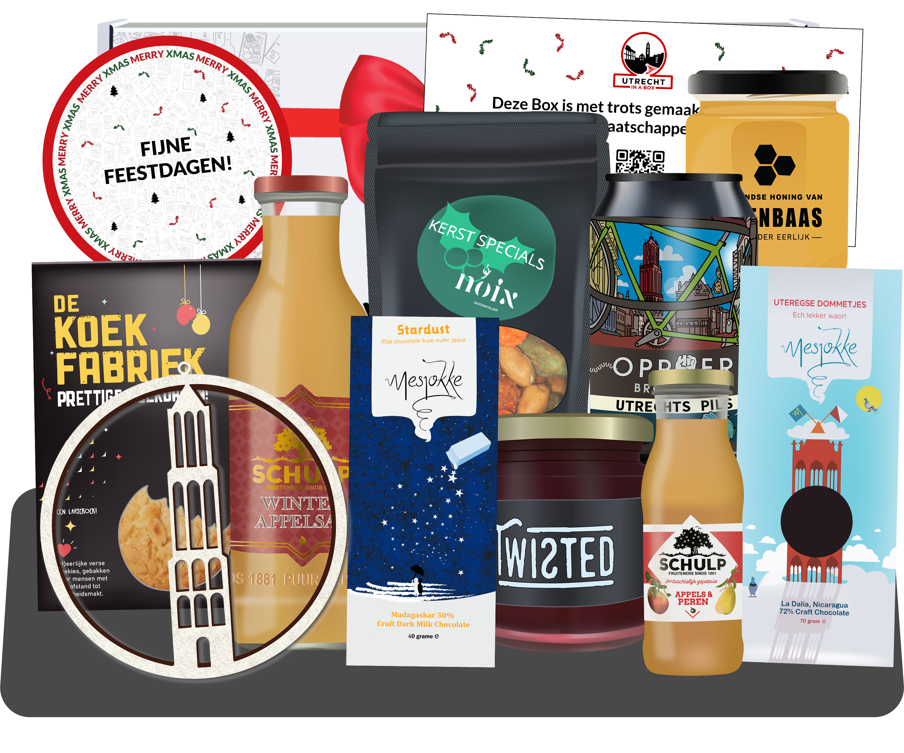 Speelklok Box - Utrechts kerstpakket van Utrecht in a Box