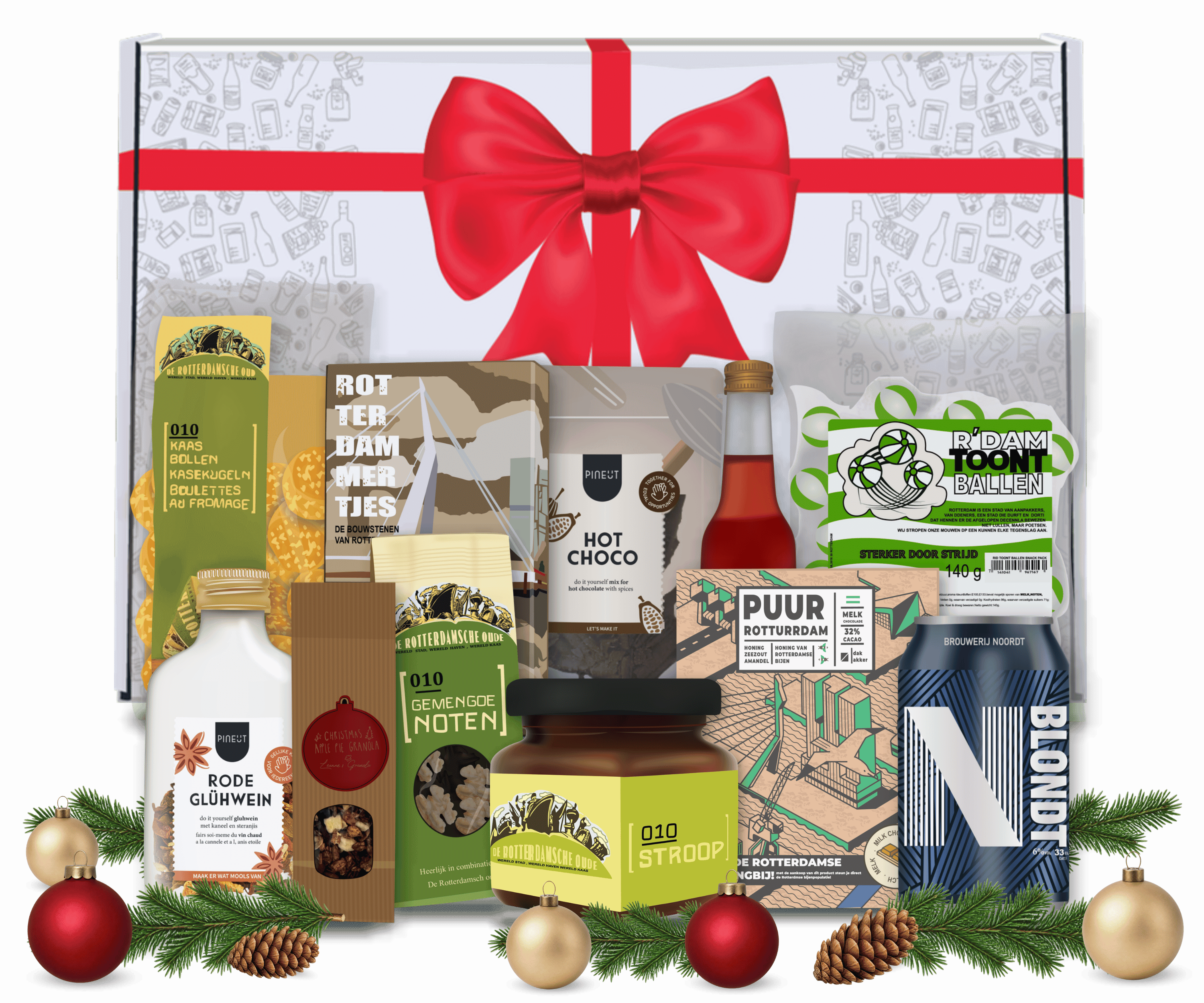 Zwaan Box - Rotterdams kerstpakket van Rotterdam in a Box