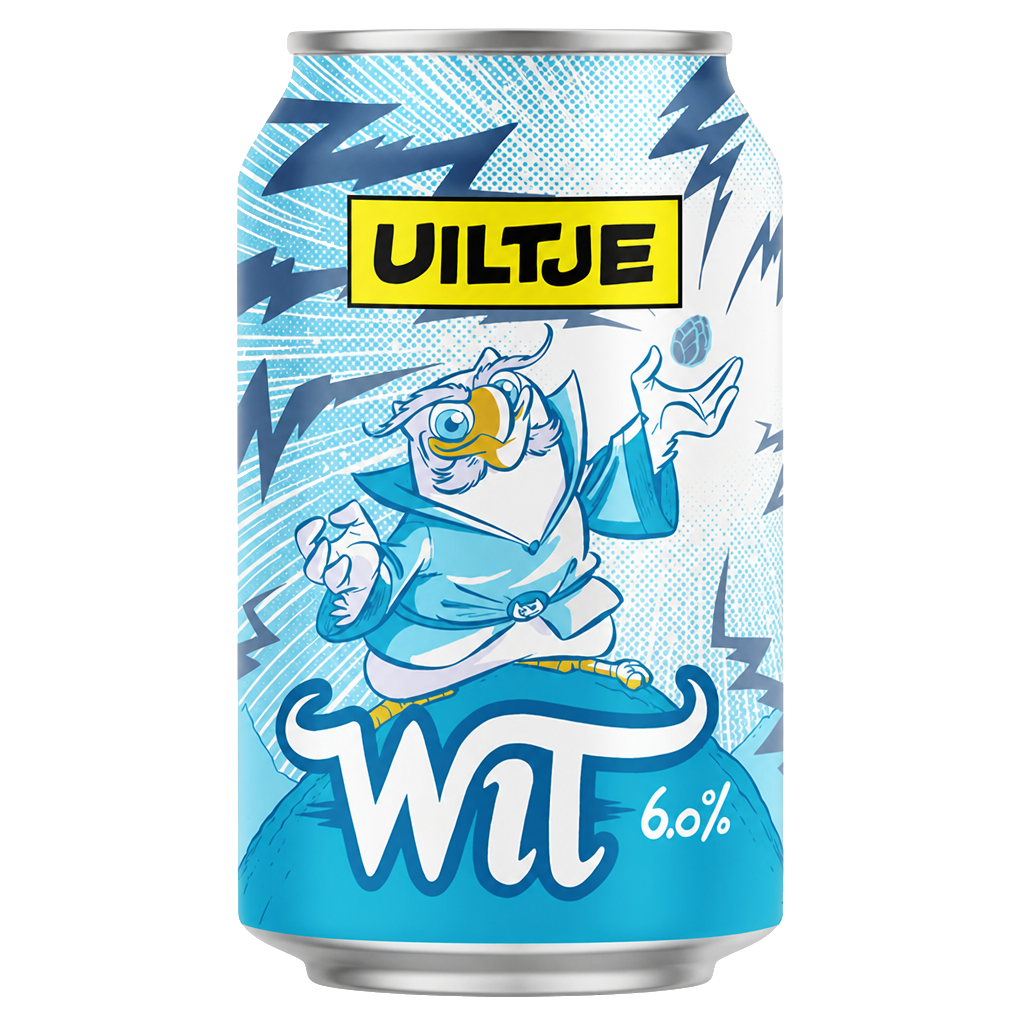 Bier wit blik