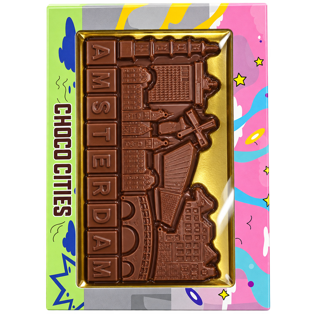 City Shapes – Chocolade skyline Amsterdam