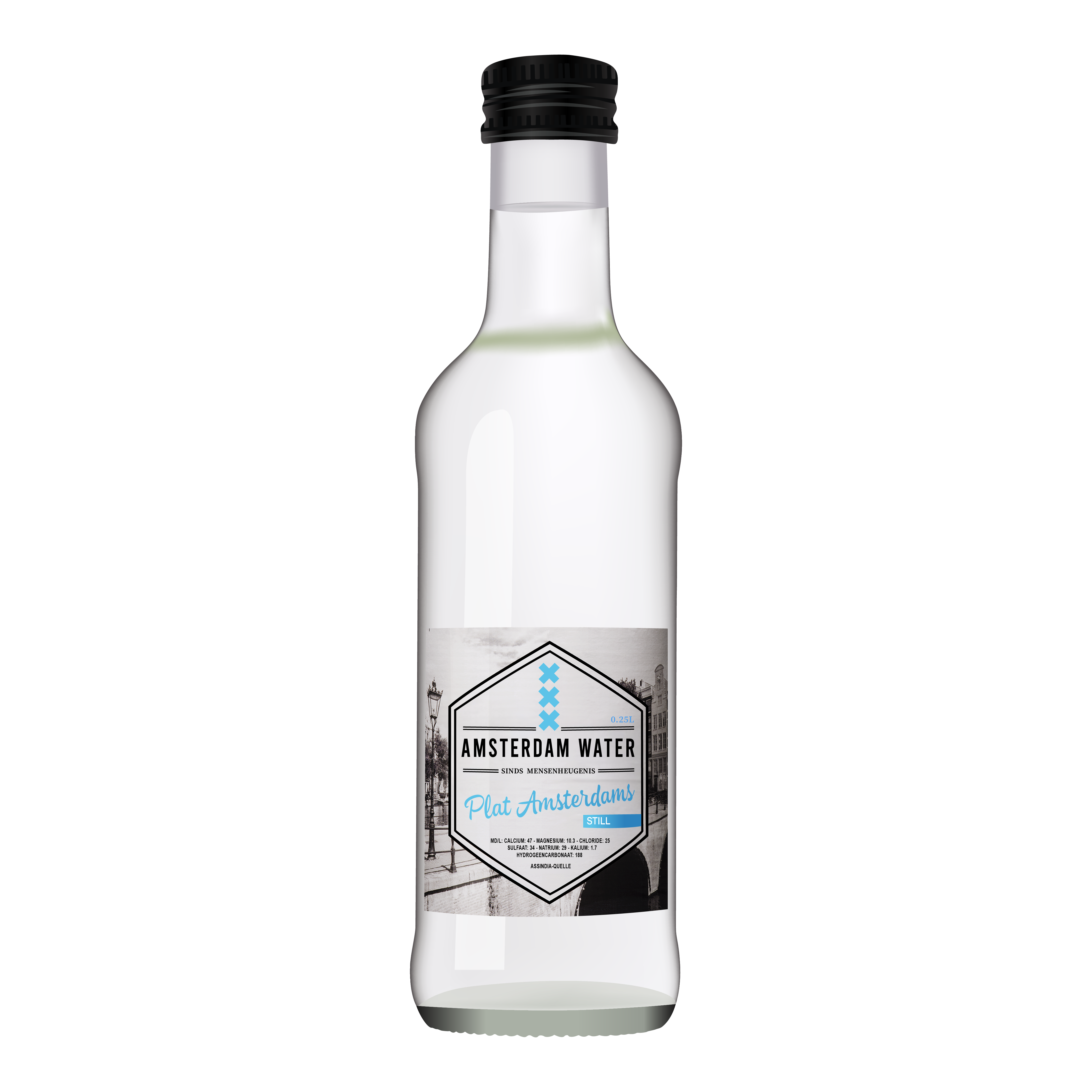 Amsterdam Water – Plat Amsterdams water klein