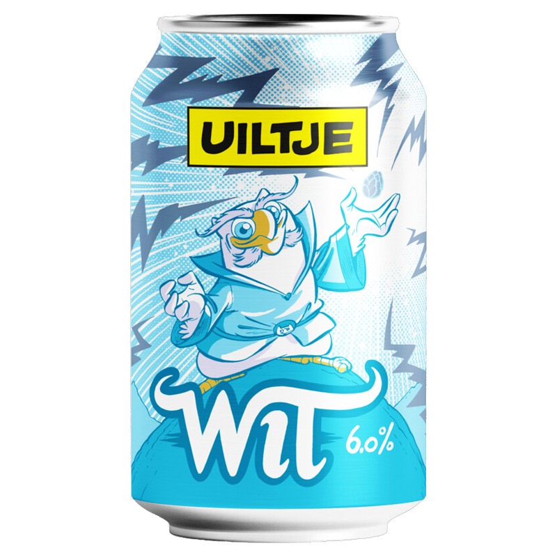 Bier wit blik