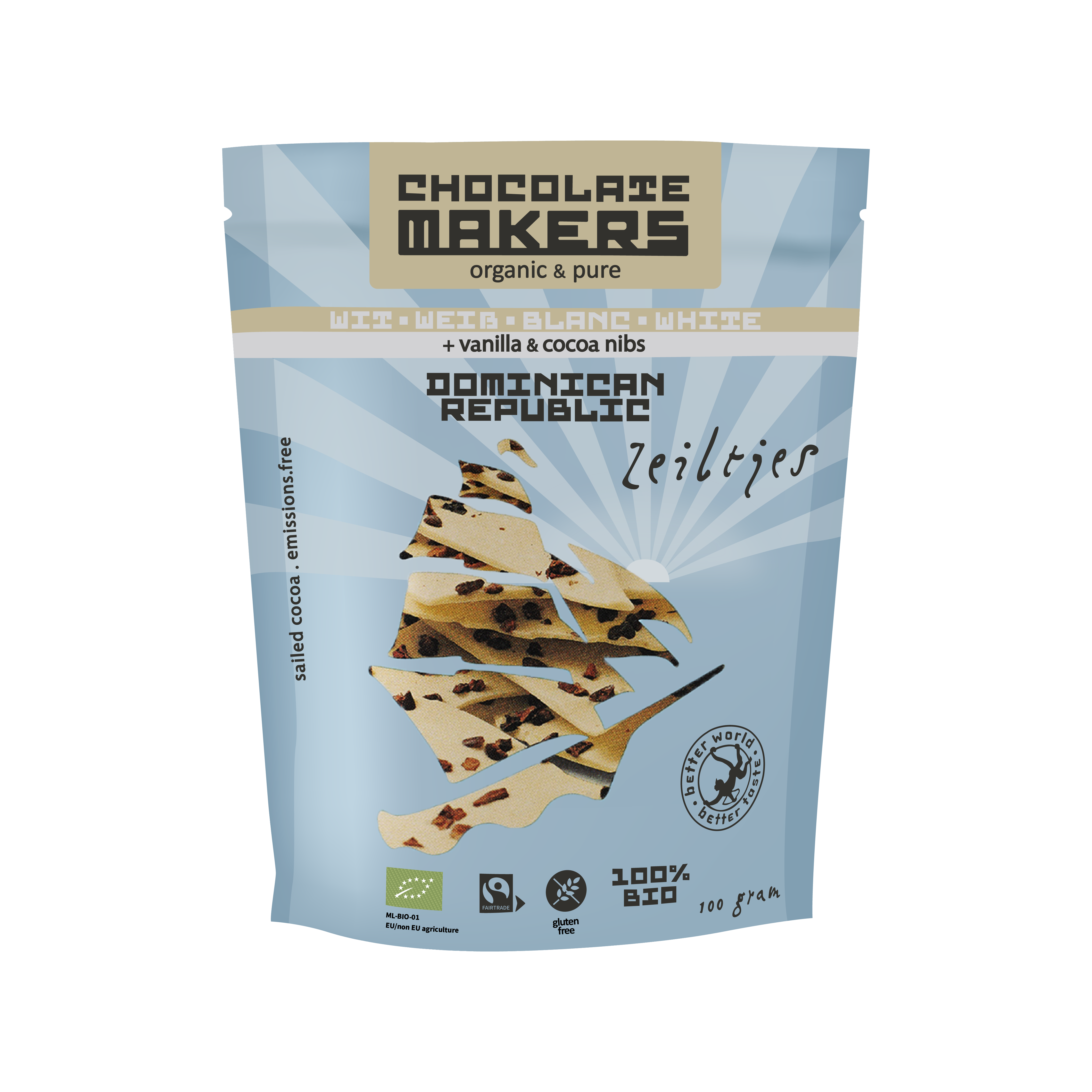 Chocolate makers – Chocolade Zeiltjes wit