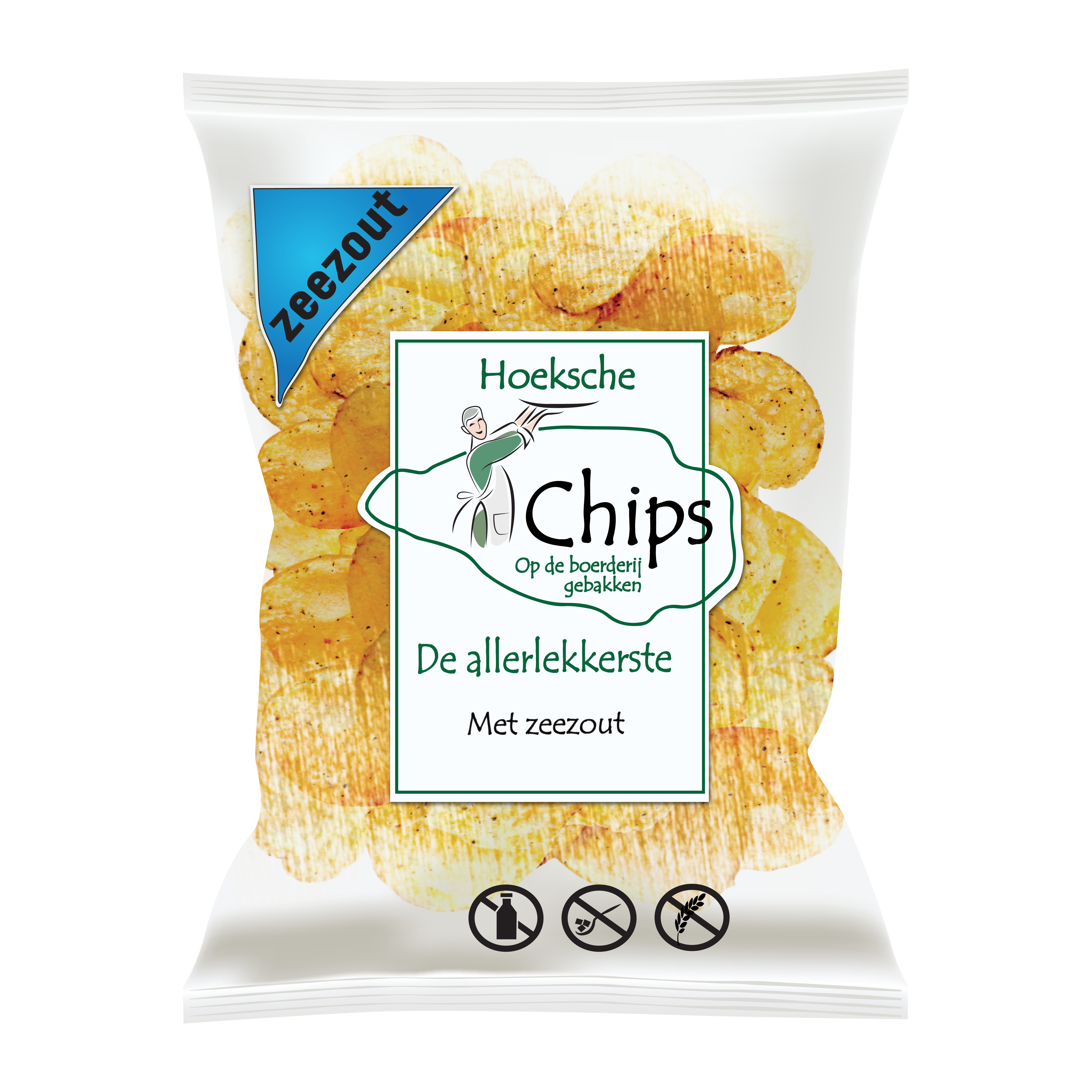 Hoeksche Chips zeezout klein