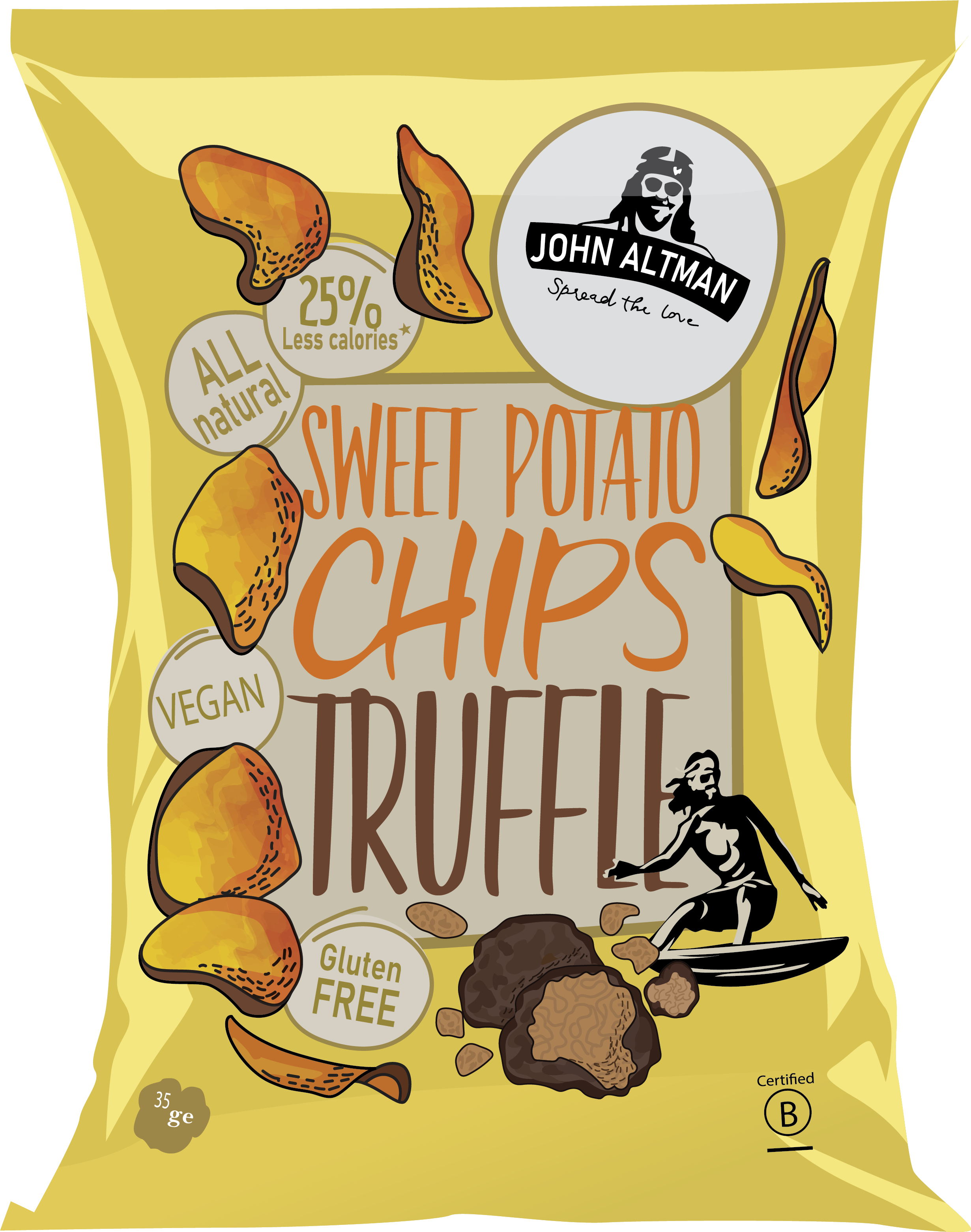 John Altman – Sweet potato chips truffel