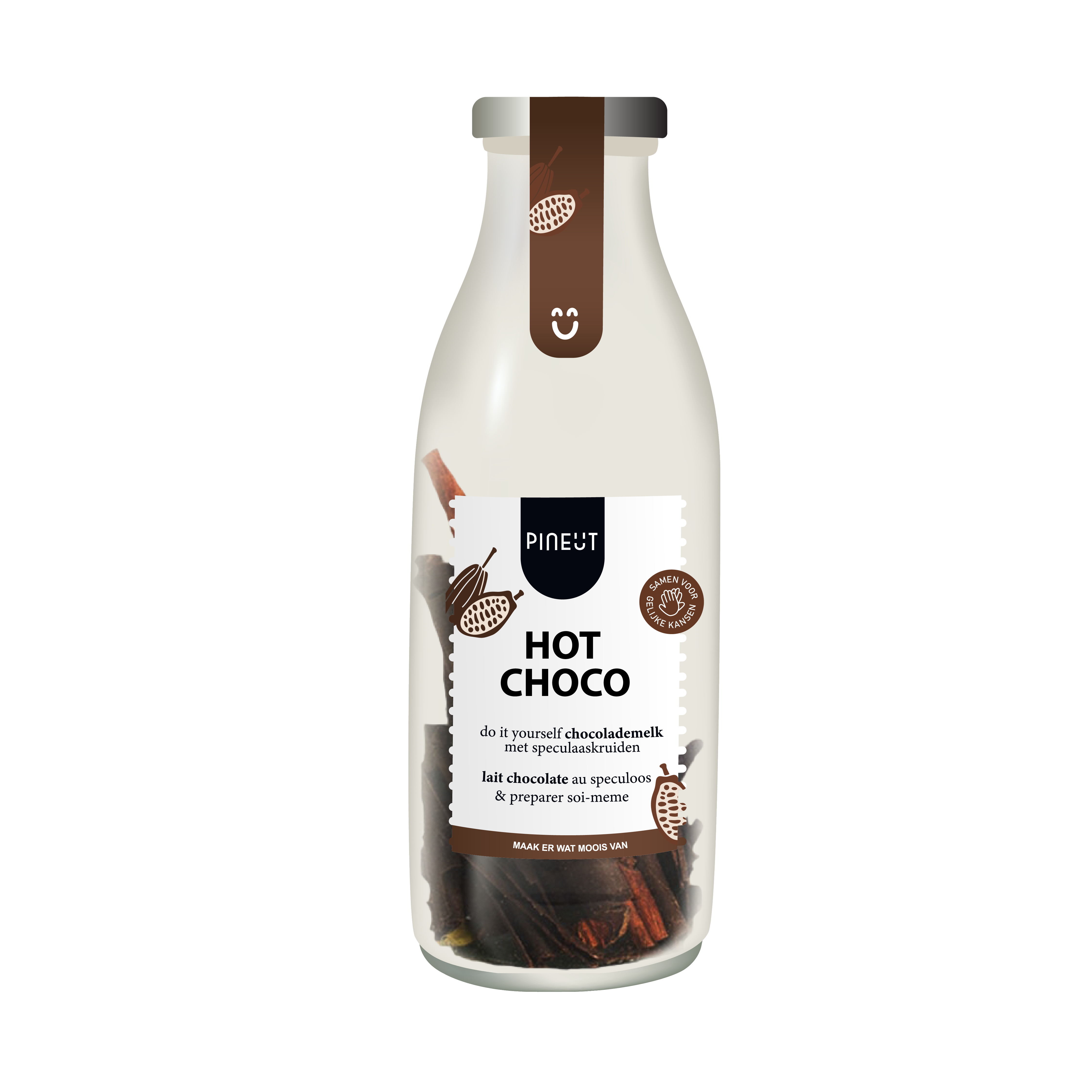 Warme chocomelk karaf
