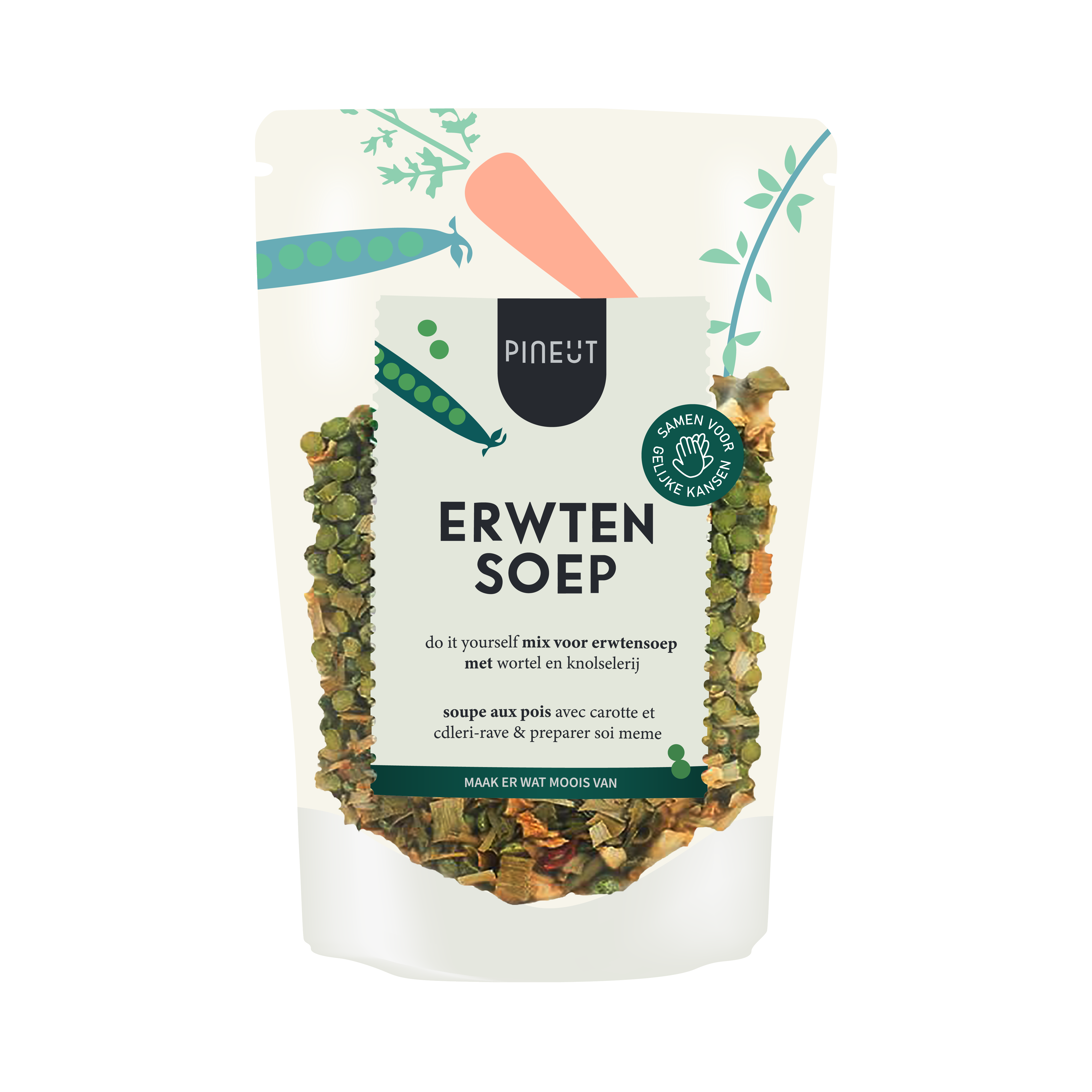 Erwtensoep pouchbag