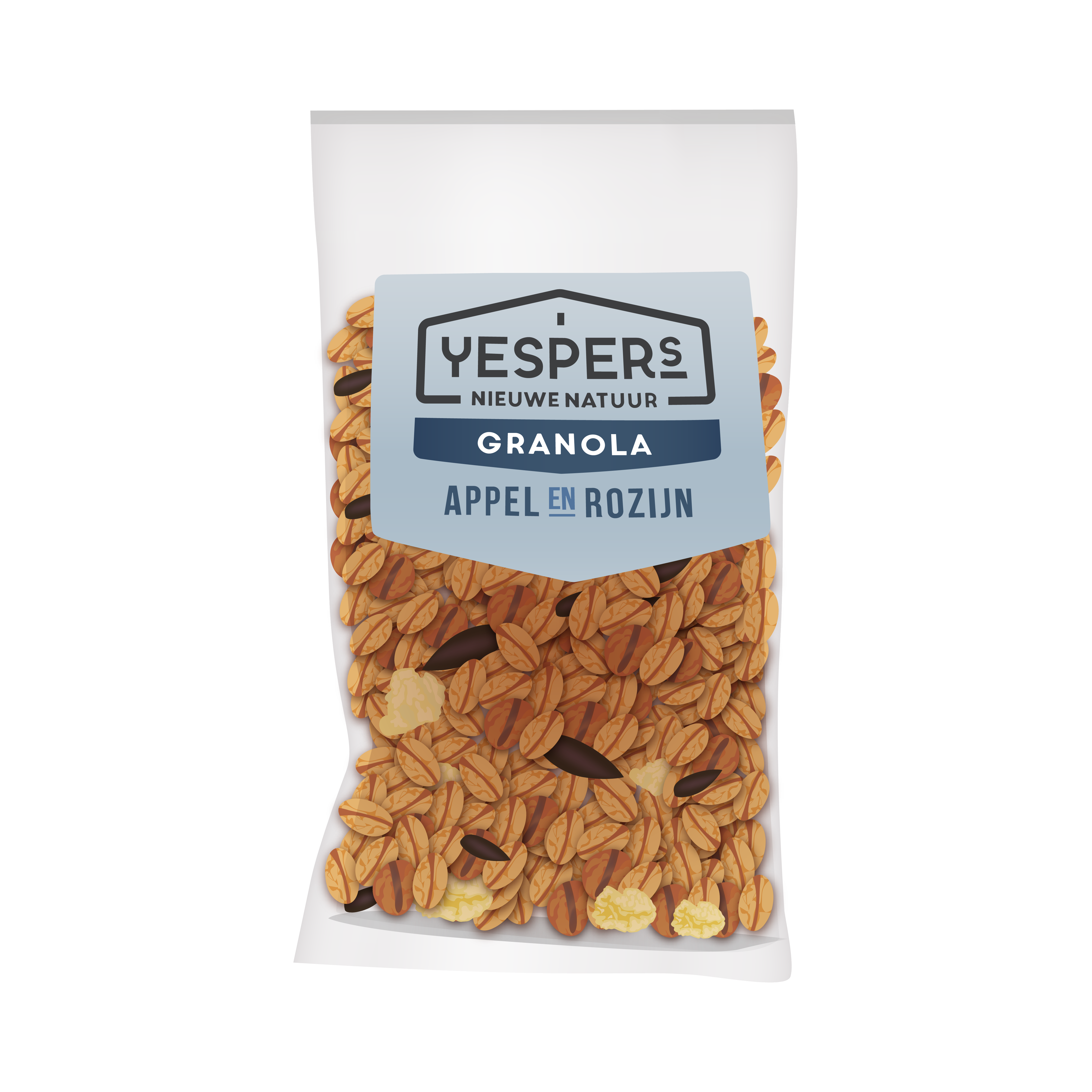 Granola appel en rozijn klein